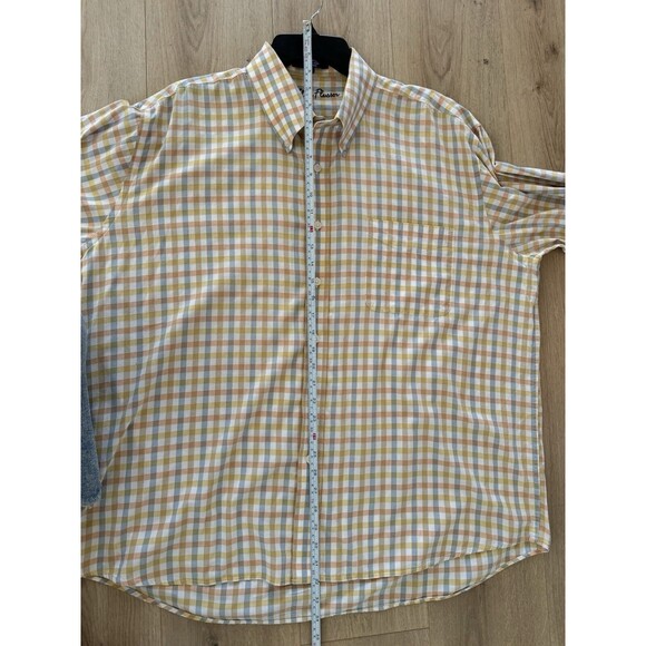 Alan Flusser Shirt Mens 2XL Multicolor Button Up Long Sleeve Front Pocket - Picture 9 of 9
